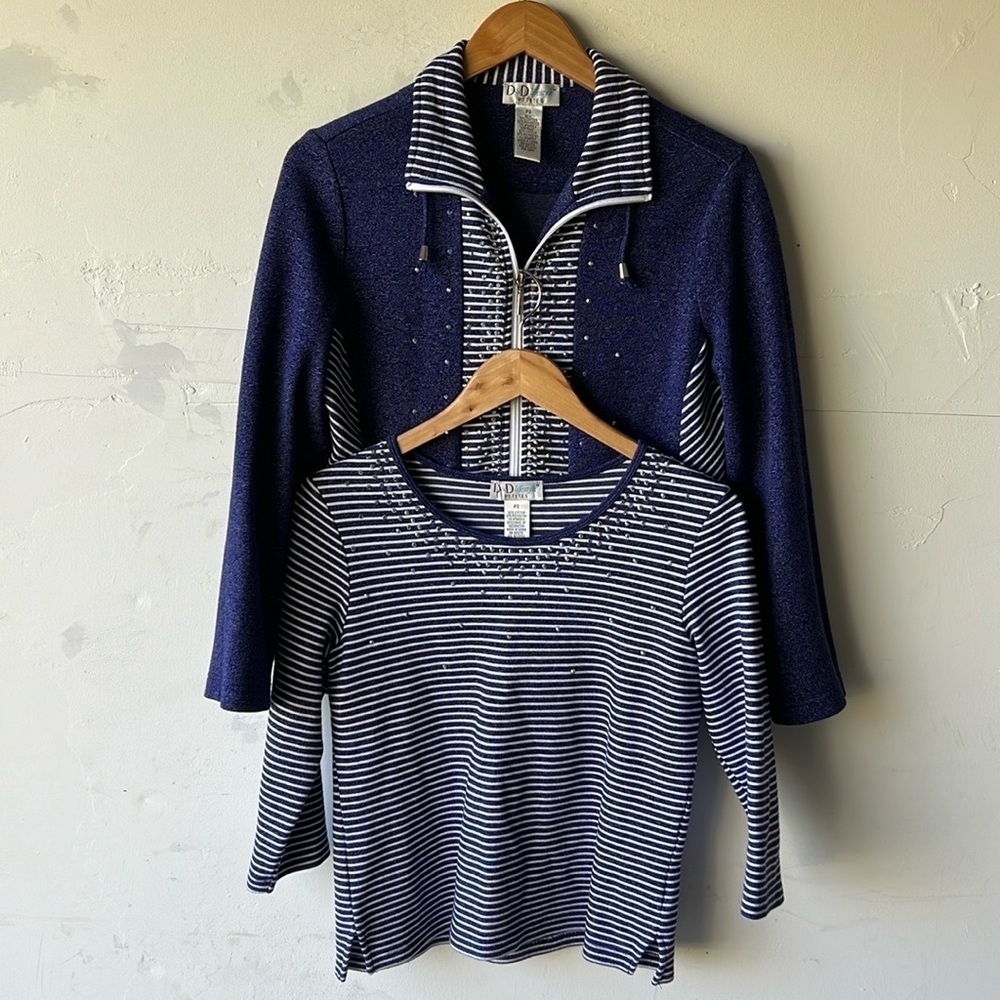 D & D Lifestyle Top & Jacket Set
